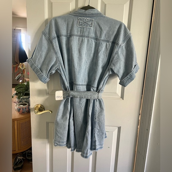 NWT Free people Jenny denim tunic dress - Picture 4 of 9